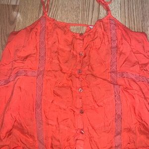 Volcom flowy tank (orange red)